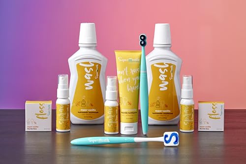 Fluoride Toothpaste - Adults & Kids, Fights Cavities, Whitens, Nano Hydroxyapatite, Dentist Developed, Safe Clean Ingredients, Gentle on Sensitive Teeth, Vitamins D3 & K2, 4 Tasty Flavors