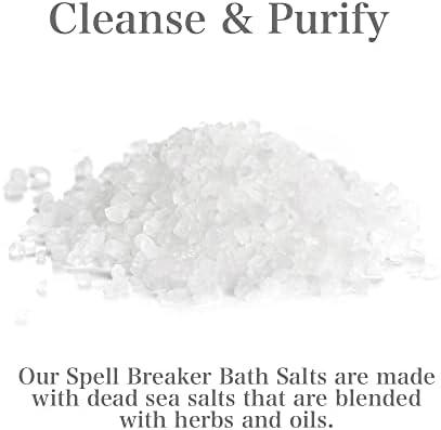 Spell Breaker Herbal Bath Salts 8 oz | Purifcation, Spiritual Cleansing & Banishing Rituals | Hoodoo Voodoo Conjure Wicca Spell