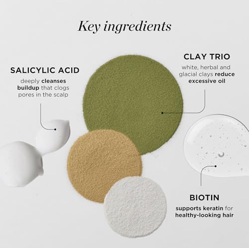 Dr. Groot Purifying Clay Shampoo, Korean Hair Care for Oily Scalp, Biotin, Rosemary Oil and Salicylic Acid, Purify Roots, Hydrate Dry Ends, Purifying Clay Wash, Kbeauty Scalp Revitalizing Solution