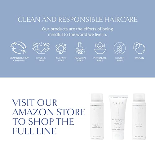 AIIR Smoothing Cream - Travel Silky & Shiny Hair Cream, Frizz Control, Heat Protectant, Blow Dry/Out Cream, 2 oz