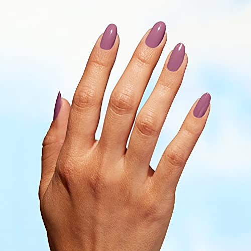 OPI Nature Strong Natural Origin Nail Polish | Opaque Bright Purple Lilac Crème Eco-Friendly Nail Polish | Plant Based, Vegan, Cruelty Free