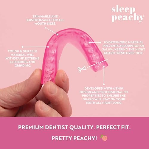 FlexiFit Night Guard for Women - Pack of 2 Mouth Guards for Teeth Grinding, Clenching and Bruxism (Pink)