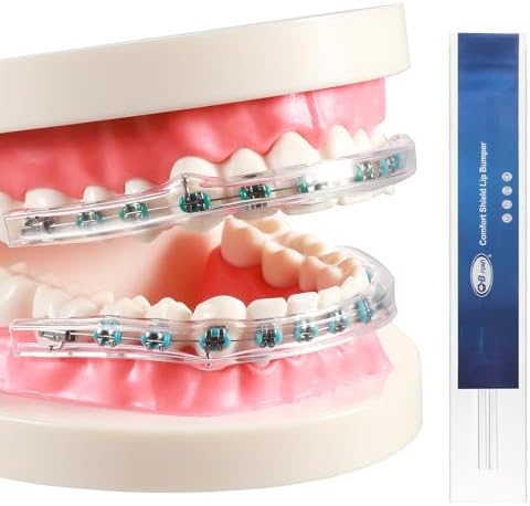 B Rush Comfort Cover for Braces -Orthodontic Lip Bumper, Lip Shield, Mouth Guard for Brackets, Wax Alternative-Dental Lip Protector