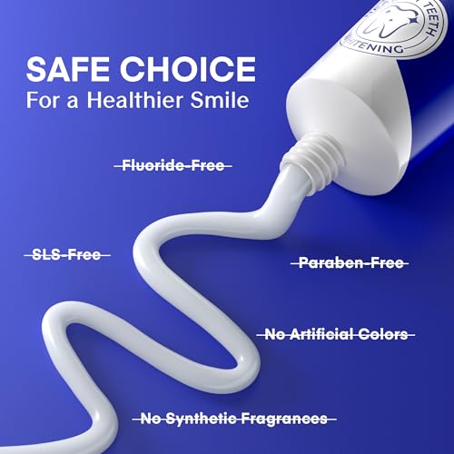 PearlSmile Hydroxyapatite Niacinamide Whitening Toothpaste – 5% Niacinamide + 10% Nano-Hydroxyapatite (nHAp) – Strengthens Enamel & Remineralizes – Fluoride-Free, 4.2oz (Pack of 1)