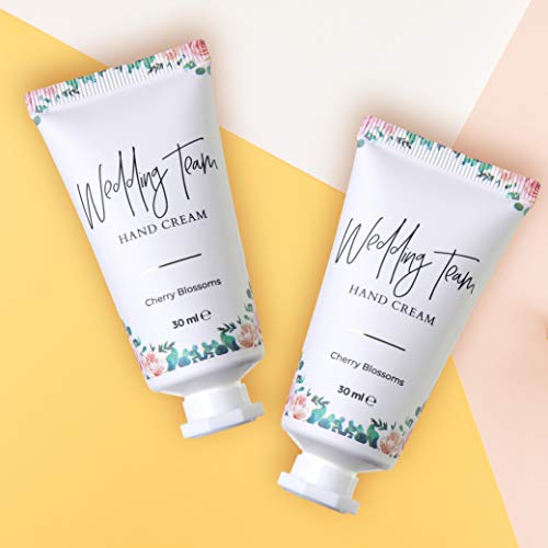 Pop Fizz Designs Bridesmaid Gifts- Wedding Team Hand Cream (6 pack)