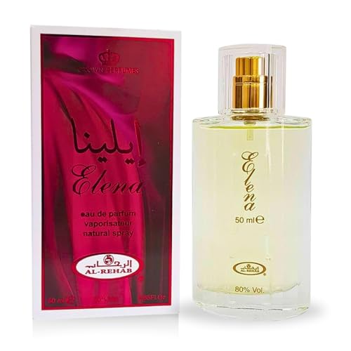 Al-Rehab Elena EDP - 50ML (1.7 OZ), Long Lasting & Luxurious Scents of Arabia, Perfumes for Men & Women.