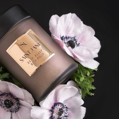 SAINT JANE - Deep Sleep Bath Salts with Magnesium + Peptides | Luxury, Floral-Infused, Clean Skincare (12 oz | 355 ml)