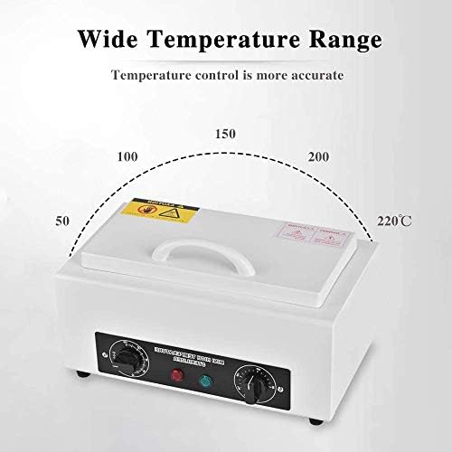 Giff 300W Heat Sterilizer NV-210 w/ Timer Disinfection Box Manicure Pedicure SPA Salon Equipment for Sundry Beauty Hair Nail Metal Tools