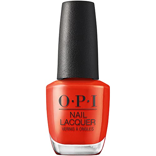 OPI Nail Lacquer, Rust & Relaxation, Red Nail Polish, Fall Wonders Collection, 0.5 fl oz