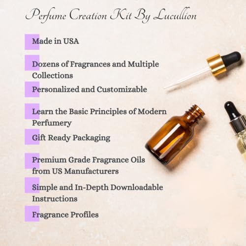 Perfume Creation Kit, Customizable Perfume Making Activity Set, Gift for Her, DIY Gift for Women