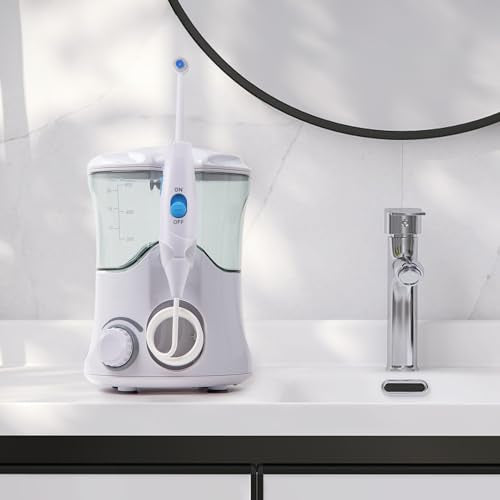 Replacement Hose and Handle Parts Compatible with Waterpik Water Flosser WP-100 WP-300 WP-660 WP-900 Series Oral Irrigator, Plastic Handle, Oral Hygiene Accessories (Slide Switch)