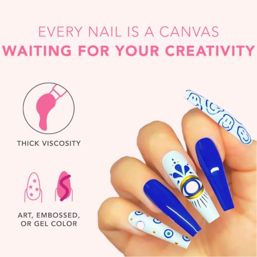 KIARA SKY Gel Paint Pod for Nail Art 0.17 fl oz - Blank Slate