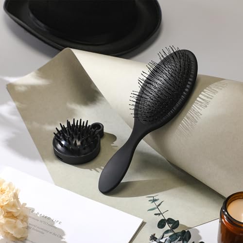 Sawysine 12 Pcs Gift Basket for Women Hair Care Spa Accessories Set Preppy Women's Birthday Mother's Day Gift Stuff(Black)