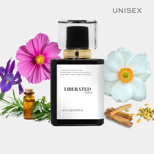 LIBERATED | Pheromone Perfume Cologne for Men and Women | Extrait De Parfum | Long Lasting Dupe Clone Essential Oil Fragrance | Perfume De Hombre Mujer | (50 ml / 1.7 Fl Oz)