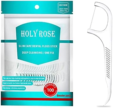 Dental Floss Picks 500 Count，Floss Sticks,Refill Bagged Flosser Toothpicks,High Elasticity,Unflavored,Re-Seal The Flossing Bag Suitable for Daily Cleaning of Teeth.