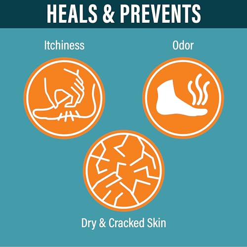 NUVADERMIS Tea Tree Oil Foot Cream – Effective Recovery Cream for Dry, Cracked Feet, Athlete’s Foot, Ringworm & Itchy Skin – Soothing Moisturizer – 7 oz