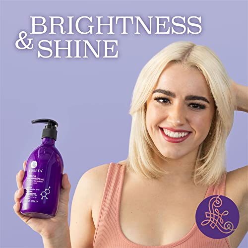 Luseta Purple Shampoo for Women - Blonde, Grey, Color Treated, Curly and Damaged Hair - 16.9oz, Sulfate & Paraben Free