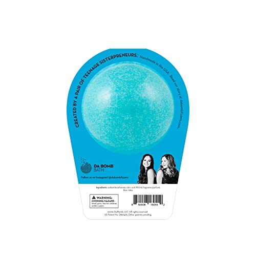 DA BOMB Neon Blue Bath Bomb, 7oz (Pack of 2)