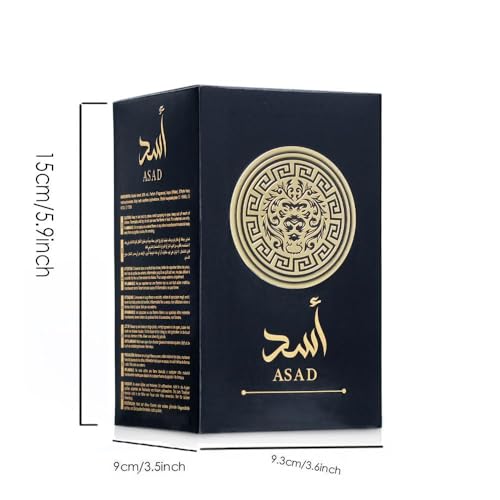 Long Lasting Luxury Asad Perfume for men and women 100ML / 3.4 Ounce