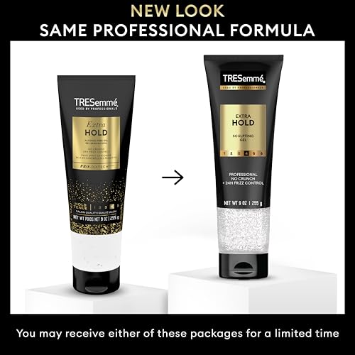 TRESemmé Extra Hold Hair Gel Pack of 6 Alcohol-Free for 24-Hour Frizz Control and Humidity Protection 9 oz