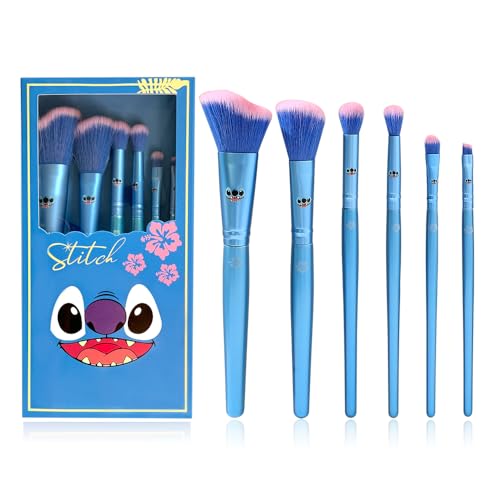 Stiitch Gifts Anime Stiitch Makeup Brushes Set Stich Stuff for Girls Women Premium Gifts