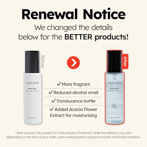 skybottle Hair & Body Mist, Lasting Fragrance with Bergamot, White Rose Scent, Travel Size Perfume and Body Spray, Hygiene Essentials for Women, 3.4 Fl. Oz