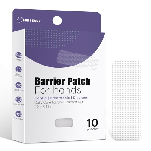 Moisturizing Crack Patches –For Linear, Single Small Crack,For Dry,Cracked Hands,Elbows, Chapped Knees Skin Relief, Hydrating Care – Flexible & Breathable, 10 Patches