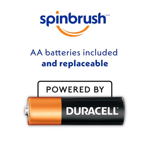 Spinbrush Pro+ Deep Clean, Battery Toothbrush for Adults, Soft Bristles, Batteries Included