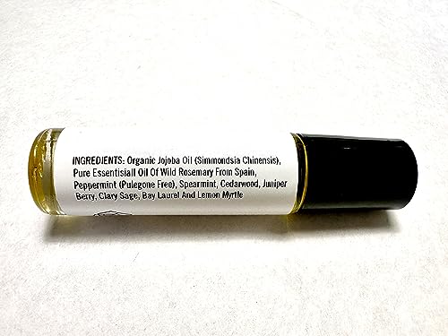 Rosemary Mint Perfume Oil Natural Organic Botanical Fragrance Pure Essential Oils Roll-On 10ml