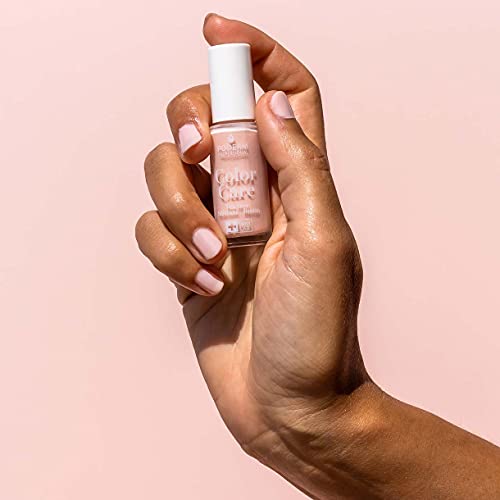 PODERM - nail Polish – Enriched with Tea Tree – Improves nail appearance – Ingredients Natural/Vegan - foot/hand - Swiss Made (Powder Pink)