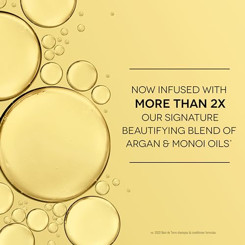 Bain de Terre Stay N' Shape Flexible Shaping Spray, Medium Hold & Shine, Heat & Humidity Protection with Argan & Monoi Oils, Paraben-Free, Color-Safe, Vegan, 9.1 Fl Oz