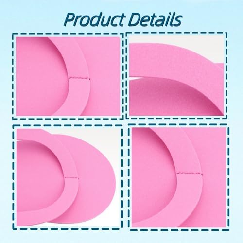 Khakho Pedicure Slippers Disposable Flip Flops for Pedicures 12 Pair Pink Pedicure Flip Flops for Women Salon Spa Beach Party Guests