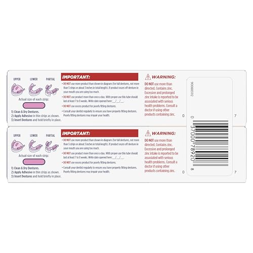 Fixodent Ultra Max Hold Denture Adhesive, 2.2 Ounce (Pack of 2)