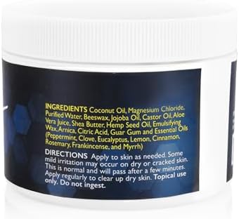 MagneSport Topical Magnesium Balm for Athletic Recovery - 4oz Jar