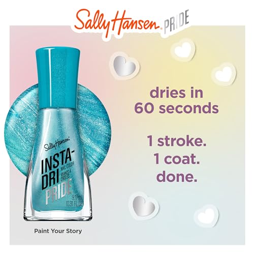 Sally Hansen Insta-Dri Pride 3 Pack - Pansexual Trio, 3 x 0.3oz