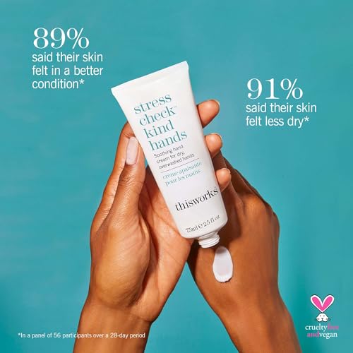 THISWORKS this works Stress Check Kind Hands, Hand Cream for Dry Sensitive Skin 75ml