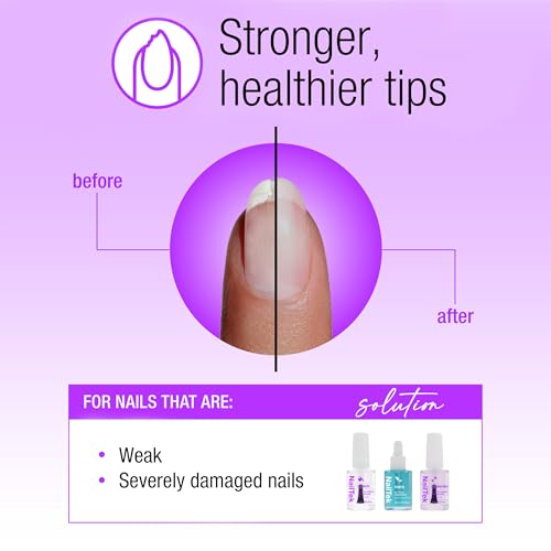 Nail Tek Formula 4 Xtra Nail Strengthener Polish – Protein-Enriched Repair Treatment for Weak & Damaged Nails, 0.5 fl oz