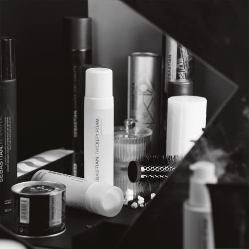 Sebastian Professional Thickefy Foam | Flexible Hold Styling | Thickens & Conditions Fine Hair | 6.8 fl oz.