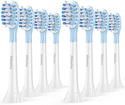Replacement Toothbrush Heads for Philips Sonicare ProtectiveClean C3 G3 W3 C2 4100 9044, White, 8 Packs