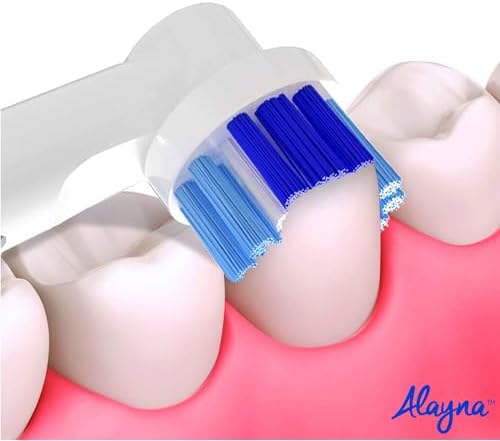 Replacement Toothbrush Heads Compatible with Oral B Braun- Pack of 12 Professional Electric Toothbrush Heads- Precision Refills for Oral-b 7000, Clean, OralB Pro 1000, 9600, 500, 3000, 8000, Plus!