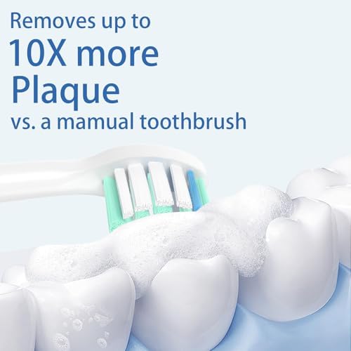 Replacement Toothbrush Heads for Philips Sonicare Replacement Heads, Replacement Brush Head Compatible with Phillips Sonicare Electric Toothbrush, 12 Pack