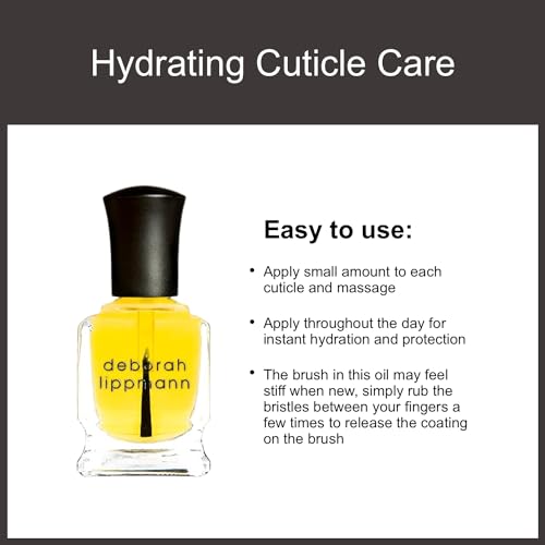 deborah lippmann It's A Miracle Intense Therapy Cuticle Oil | Nourishes and Repairs with 10 Essential Oils | 10 Free, Vegan Formula, No Animal Testing