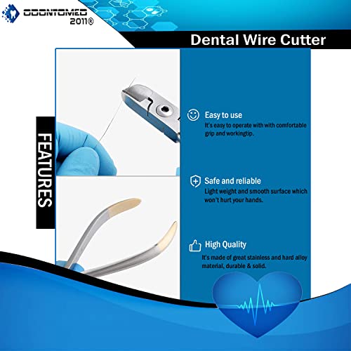 OdontoMed2011 Hard Wire Cutter Orthodontic Ortho Dental Instruments Tungsten Carbide (TC) Tips Orthodontic Plier Stainless Steel