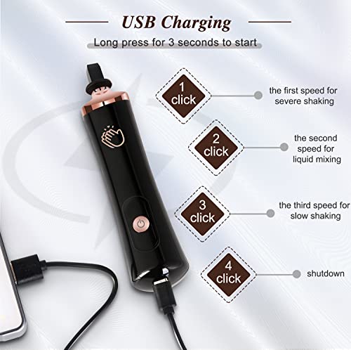 Glue Shaker,Portable Electric Eyelash Glue Shaker for Eyelash Extensions,Lash Glue Shakers(USB Charging)