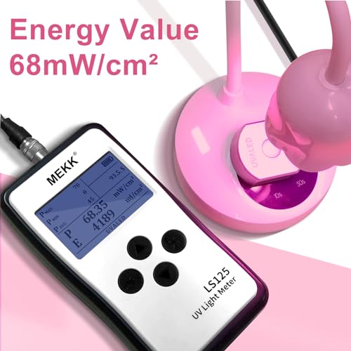 MEKK Gooseneck UV Nail Lamp Cordless Mini UV Light for Gel Nails with Auto Sensor,Professional Flash Cure Lamp 30W Single Nails Light with Three Timers (10s/30s/60s) Salon & Home DIY Use-Pink