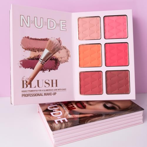 4-Layer Multi - Functional Beauty Book Kit- Style Makeup Palette Ingeniously Combines Eyeshadows, Blushes, Highlighters, Contour Powders In One,Best Choice for A Gift for Women (U137A)