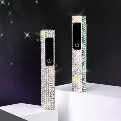 GAOY Handheld UV Light for Gel Nails, Mini Nail Lamp, Portable Cordless Rechargeable, Fast Curing, Diamond