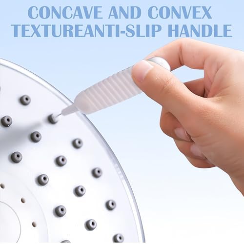 Shower Head Cleaning Brush, Multifunctional Shower Cleaning Tools Showerhead Cleaning Brushes Picks Anti-Clogging Nozzle with Storage Boxes for Household Bathroom Nozzle (20 Pcs)