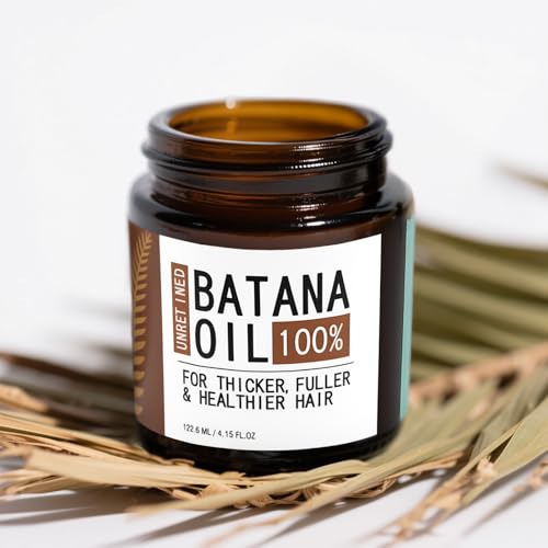 Unalakleet 100% Raw Batana Oil for Hair Growth – Botana Oil Hair Growth Treatment with Pumpkin Seed & Coffee | Vegan, Natural Hair Care for Thicker Hair | Pleasant Smell & Smooth Texture