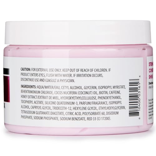 Advanced Clinicals Biotin Hair Treatment Anti-Breakage Repair Hair Mask. Strengthen Broken, Color-Treated Hair W/Repairing Deep Conditioner Manuka Honey & Caffeine, Hydrating Mask Restores Weak Hair